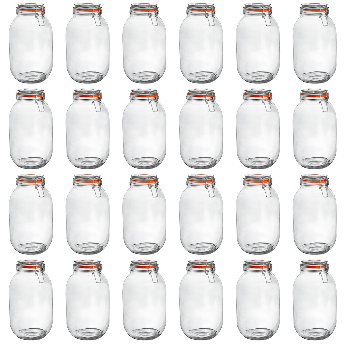 Argon Tableware Glass Storage Jar - 3000ml - Pallet of 216