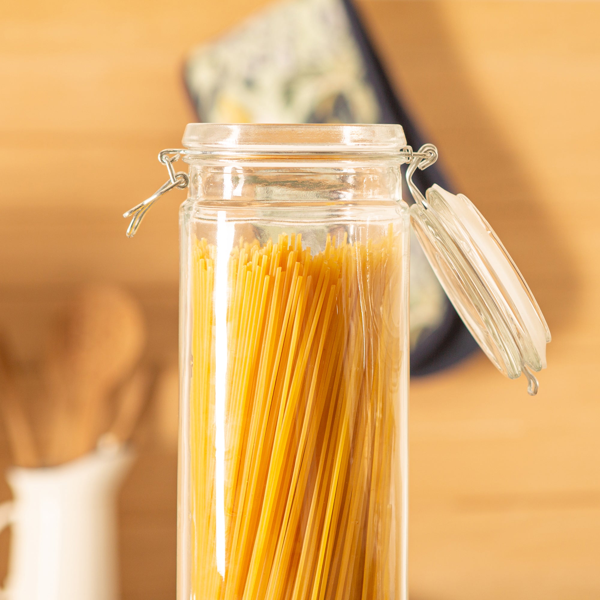Argon Tableware Glass Spaghetti Jar - 2 Litre - Clear Seal