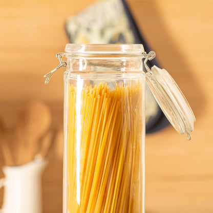 Argon Tableware Glass Spaghetti Jar - 2 Litre - Clear Seal