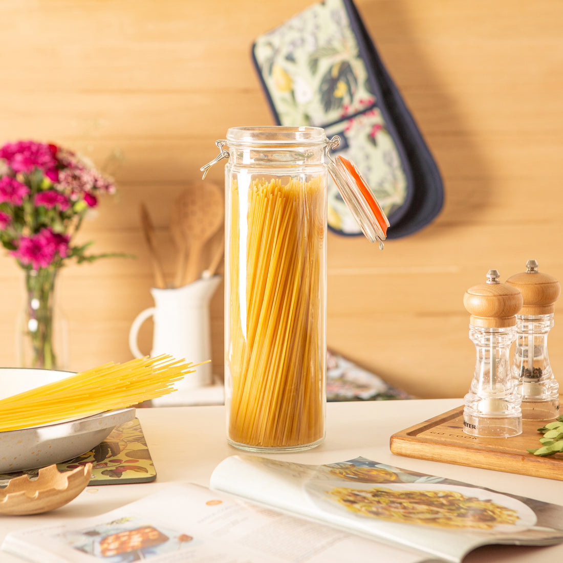 Argon Tableware Glass Storage Jar - 2050ml
