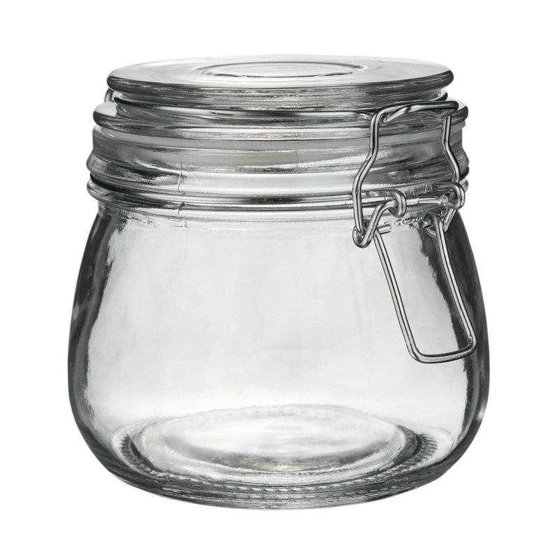 Argon Tableware Glass Storage Jar - 500ml - Clear Seal
