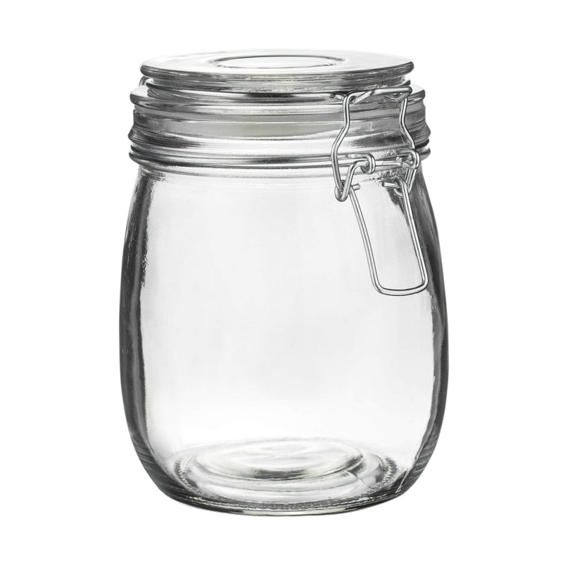 Argon Tableware Glass Storage Jar - 750ml - Clear Seal