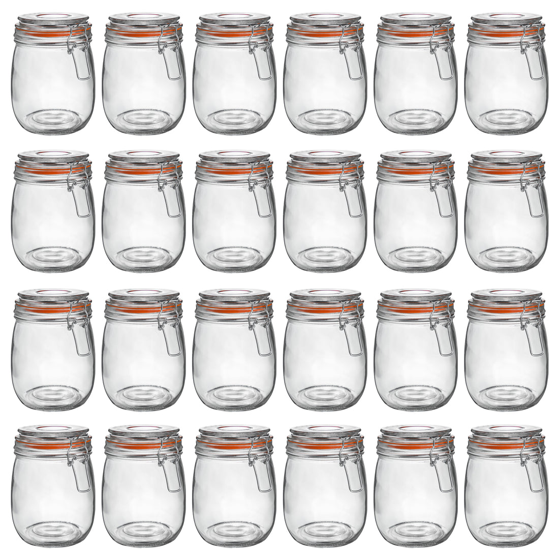 Argon Tableware Glass Storage Jar - 750ml - Pallet of 600
