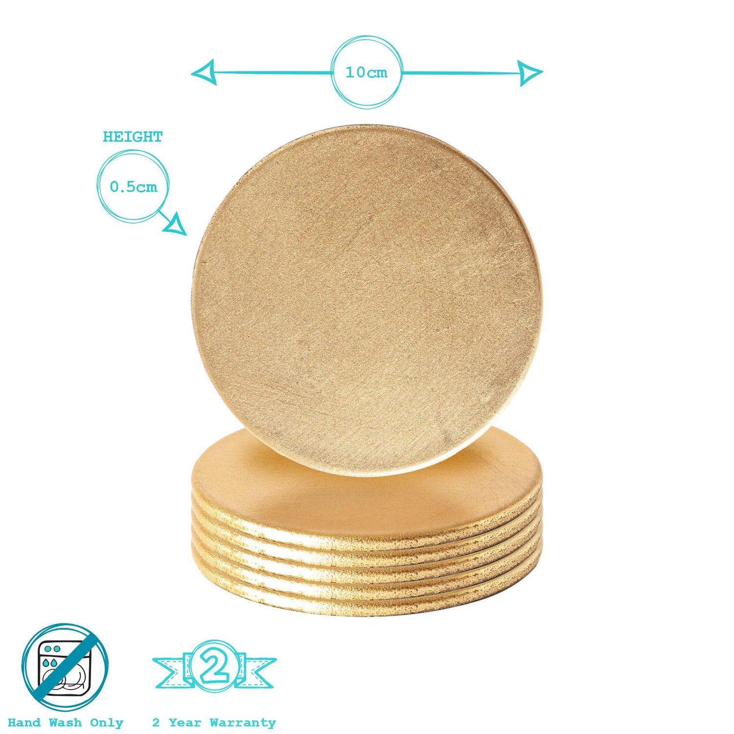 Metallic Melamine Coaster