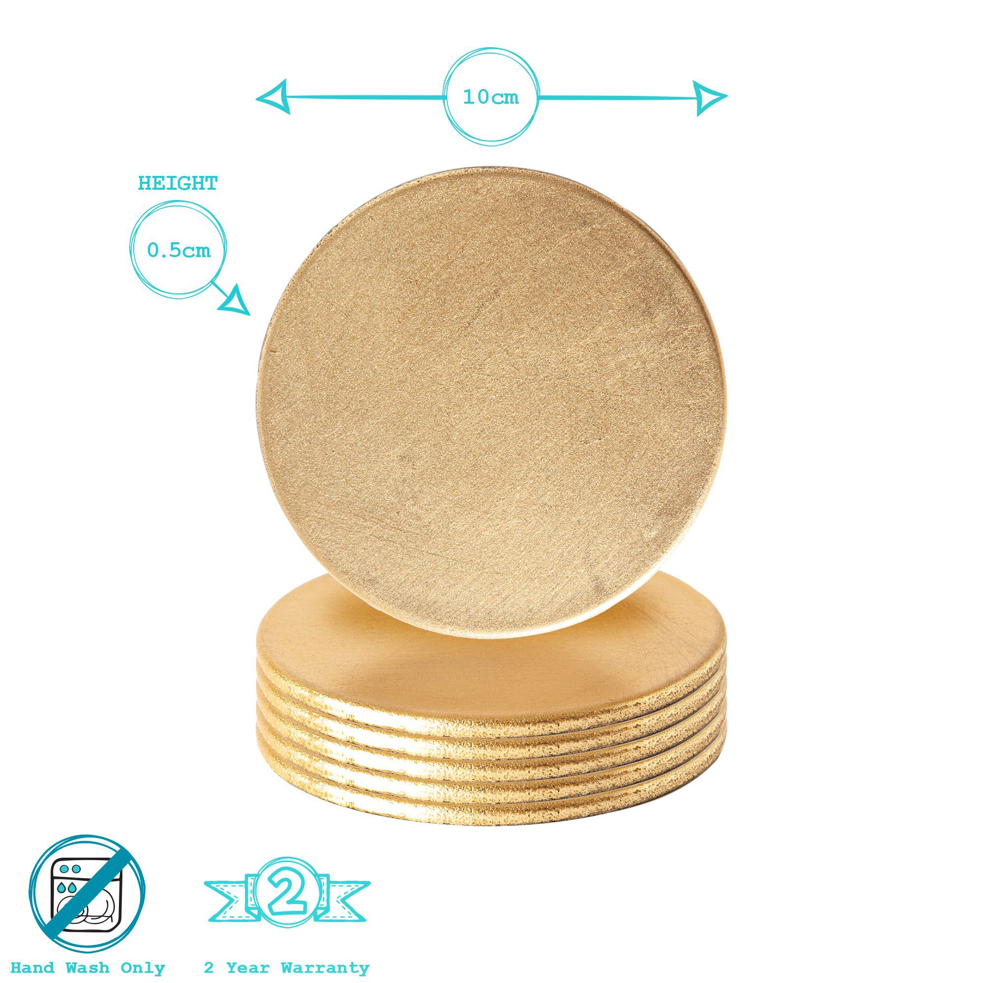 Metallic Melamine Coaster