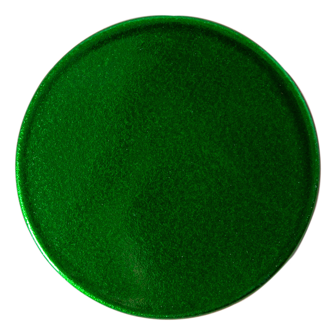 Argon Tableware Metallic Drinks Coaster - 10cm - Green