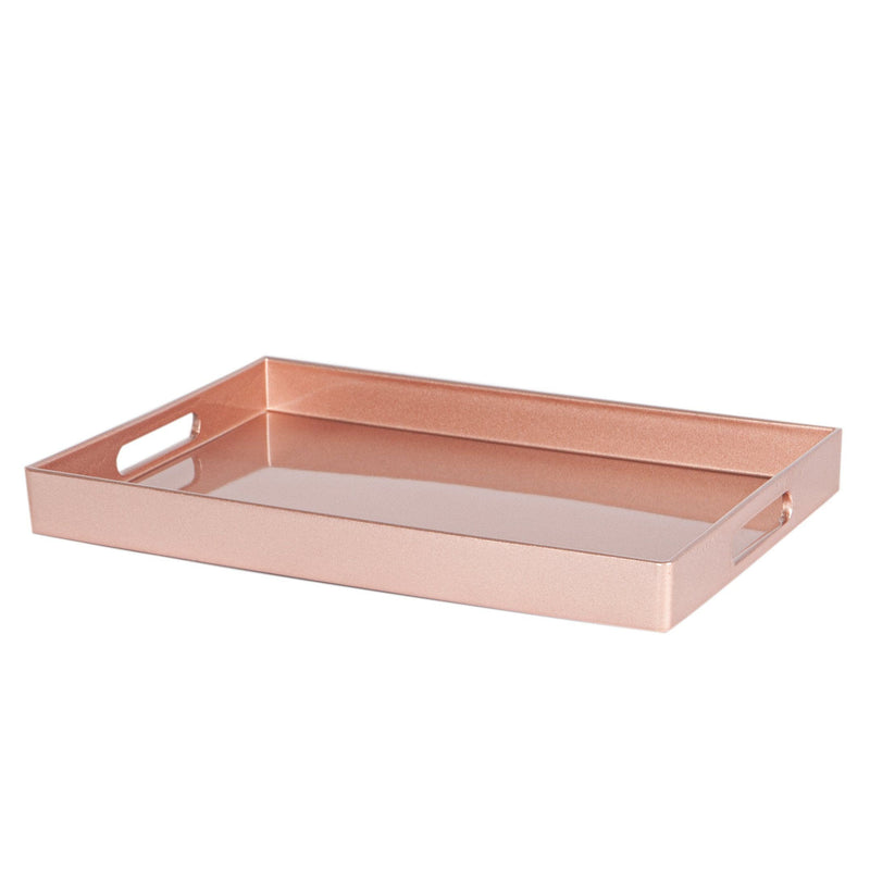 Argon Tableware Rectangle Serving Tray - Centre Piece - 34.5cm - Rose Gold