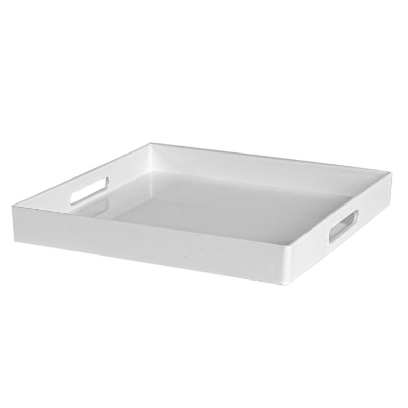 Argon Tableware Square Serving Tray - Centre Piece - 33cm - White