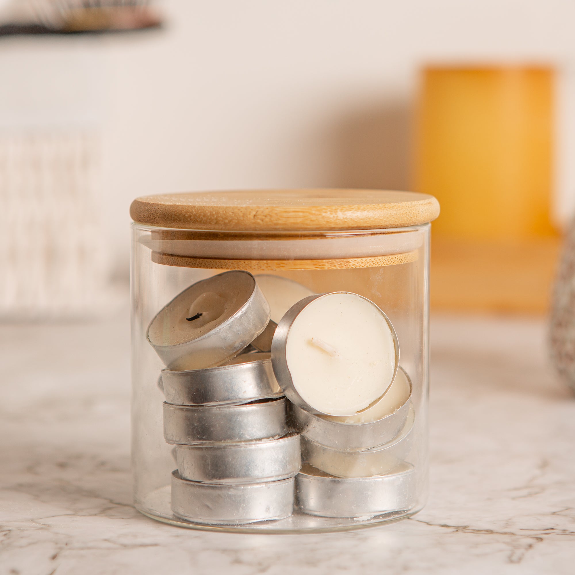 Plain Wooden Storage Jar Lid