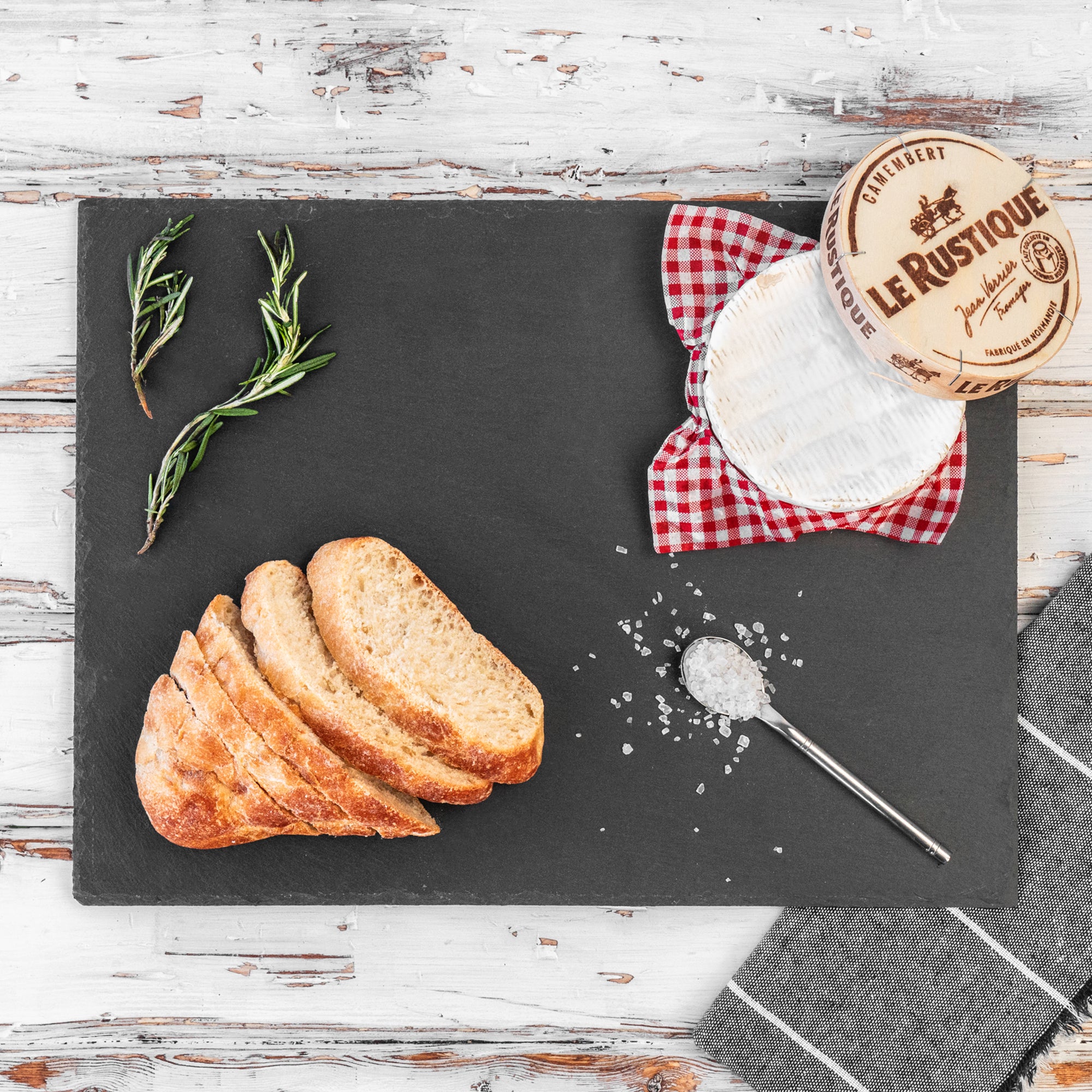 Argon Tableware Rectangular Natural Slate Serving Platter