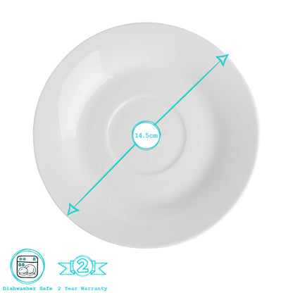 Argon Tableware Classic Cappucino Saucer (220ml)