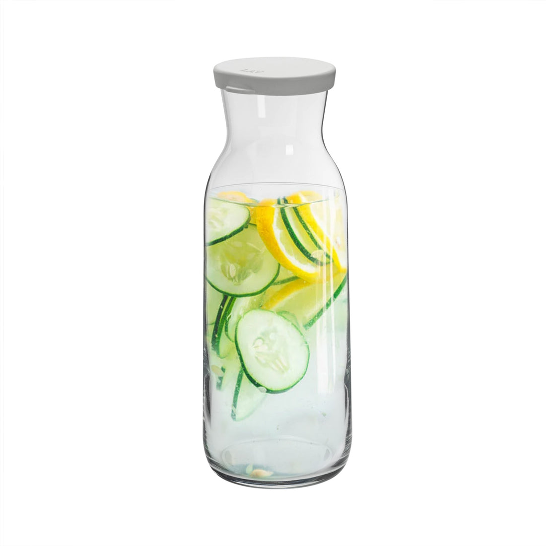 Argon Tableware Brocca Glass Water Carafe with Lid - 1.2L