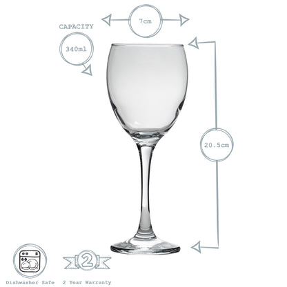 Argon Tableware Classic Red Wine Glasses - 340ml - Pallet of 1512