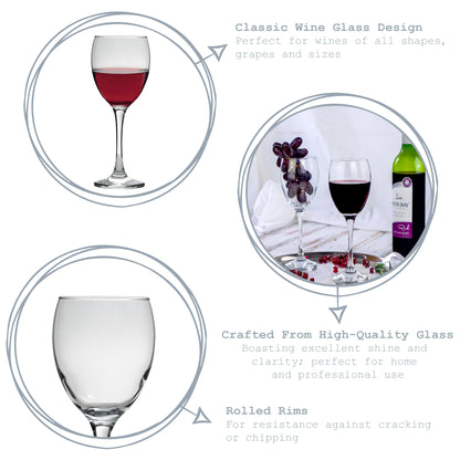 Argon Tableware Classic Red Wine Glasses - 340ml - Pallet of 1512