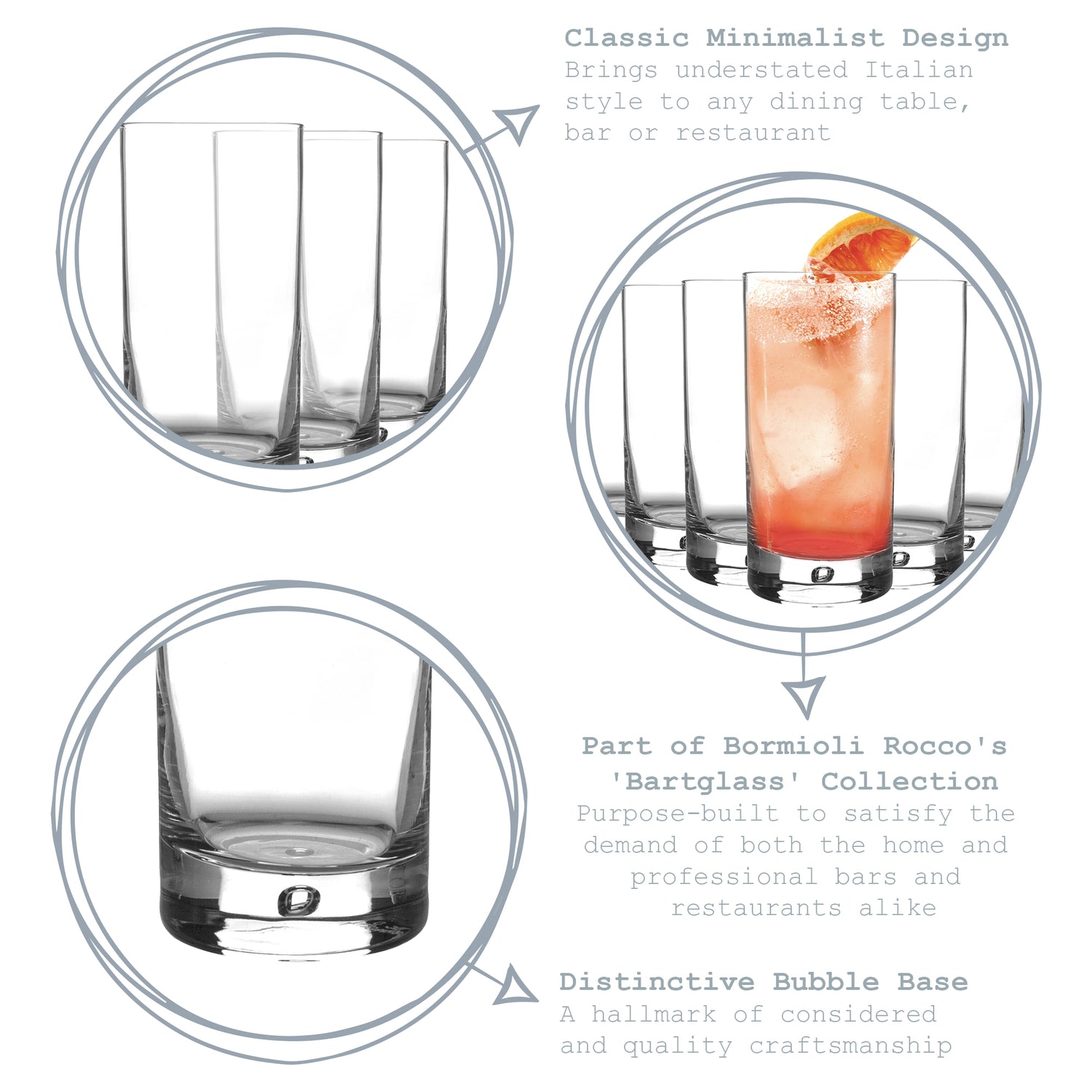 Bormioli Rocco Barglass Highball Glass - 375ml