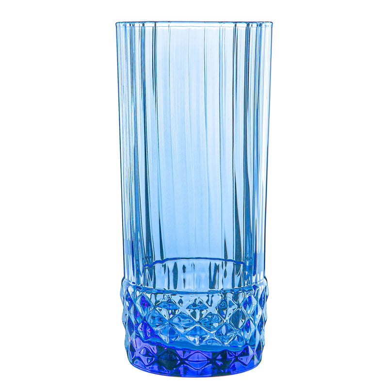Bormioli Rocco America 20s Highball Glass - 490ml - Sapphire Blue
