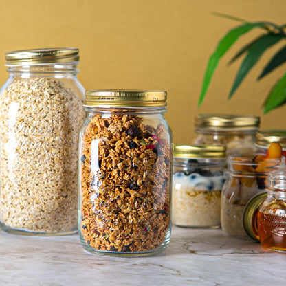 Quattro Stagioni Glass Storage Jar - 1 Litre