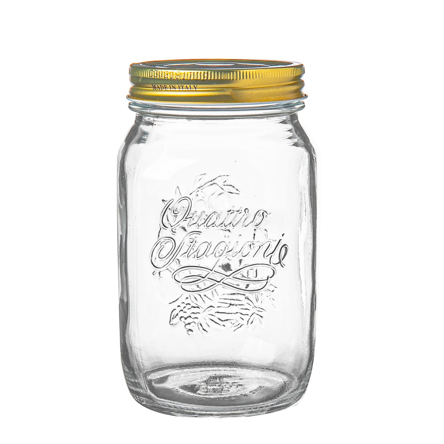 Bormioli Rocco Quattro Stagioni Glass Storage Jar - 1 Litre