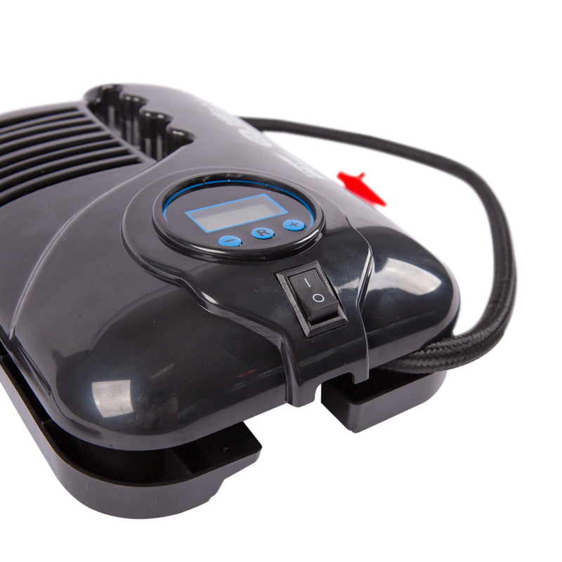 Black 12V 250psi Digital Electric Pump - By Blackspur