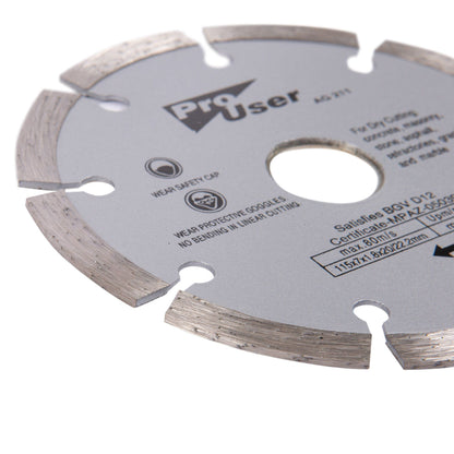 115mm (4.5&quot;) Dry Diamond Cutting Disc