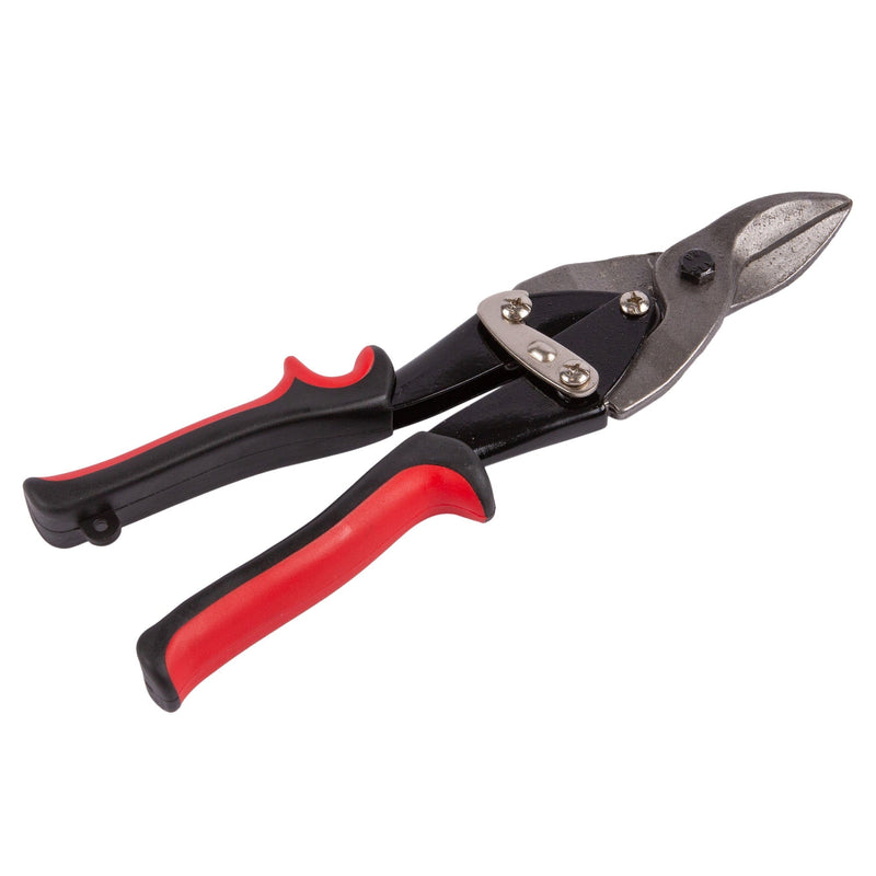 Red Carbon Steel Aviation Tin Snips - By Blackspur