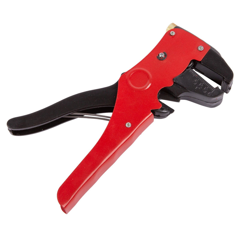 Red Carbon Steel 2-in-1 Wire Strippers - By Blackspur