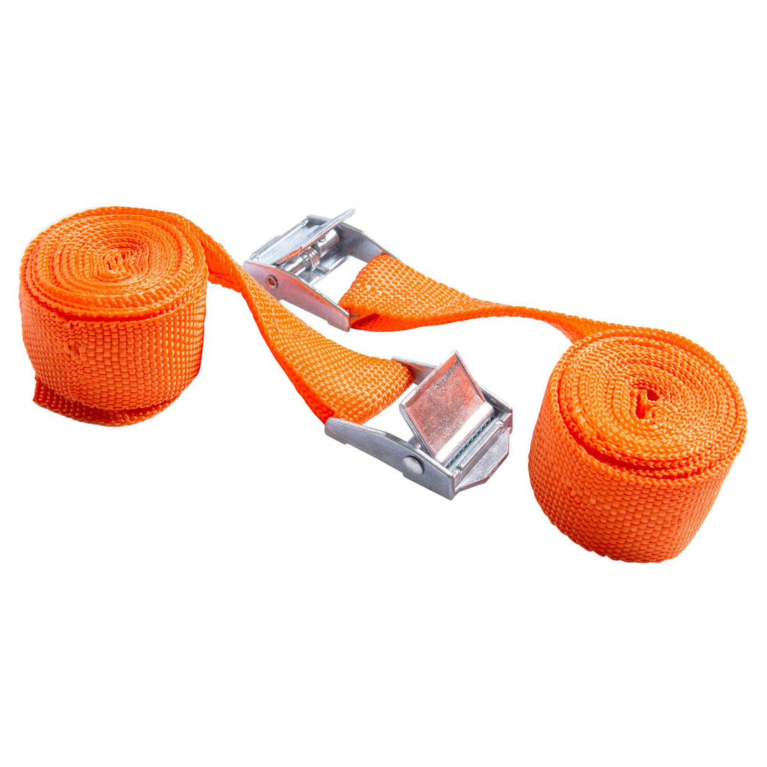 Orange 2m Ratchet Straps - Pack of 2 - By Blackspur