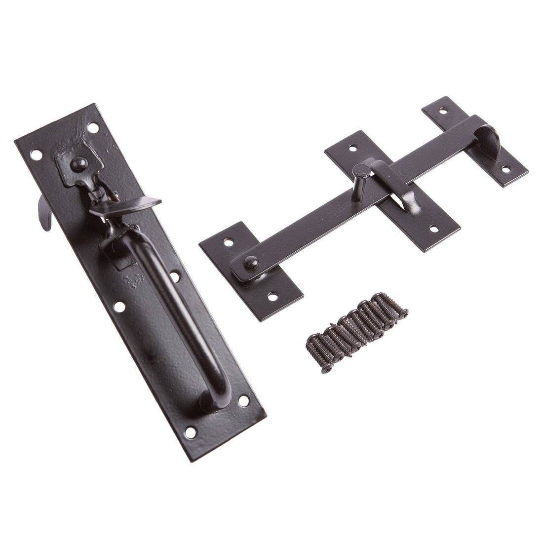 Black 177mm Steel Suffolk Latch - By Blackspur