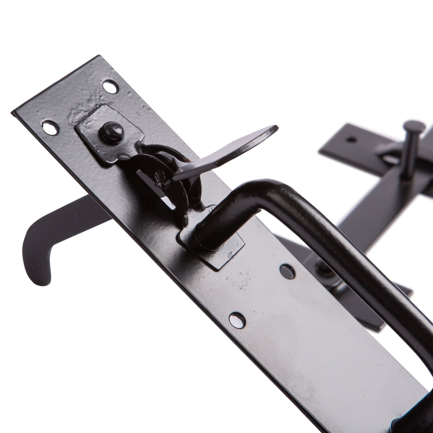 Black 177mm Steel Suffolk Latch
