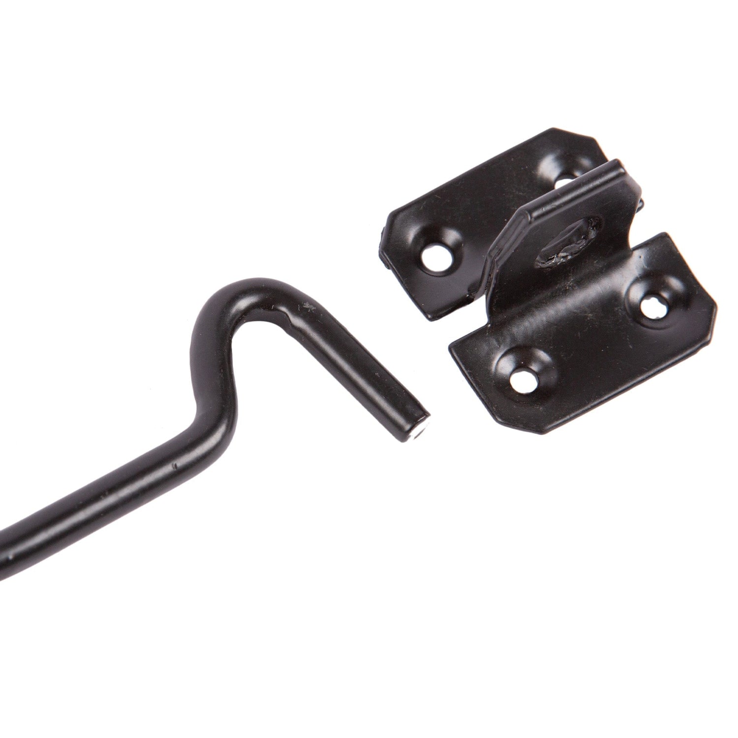 Black 100mm Steel Cabin Hook