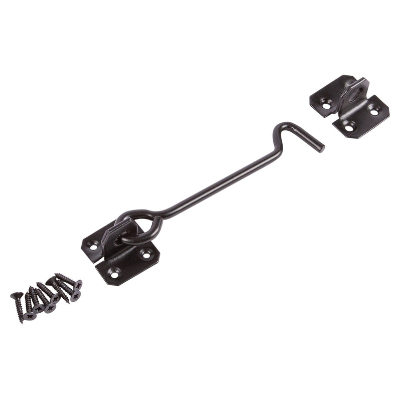 Black 152mm Steel Cabin Hook - By Blackspur