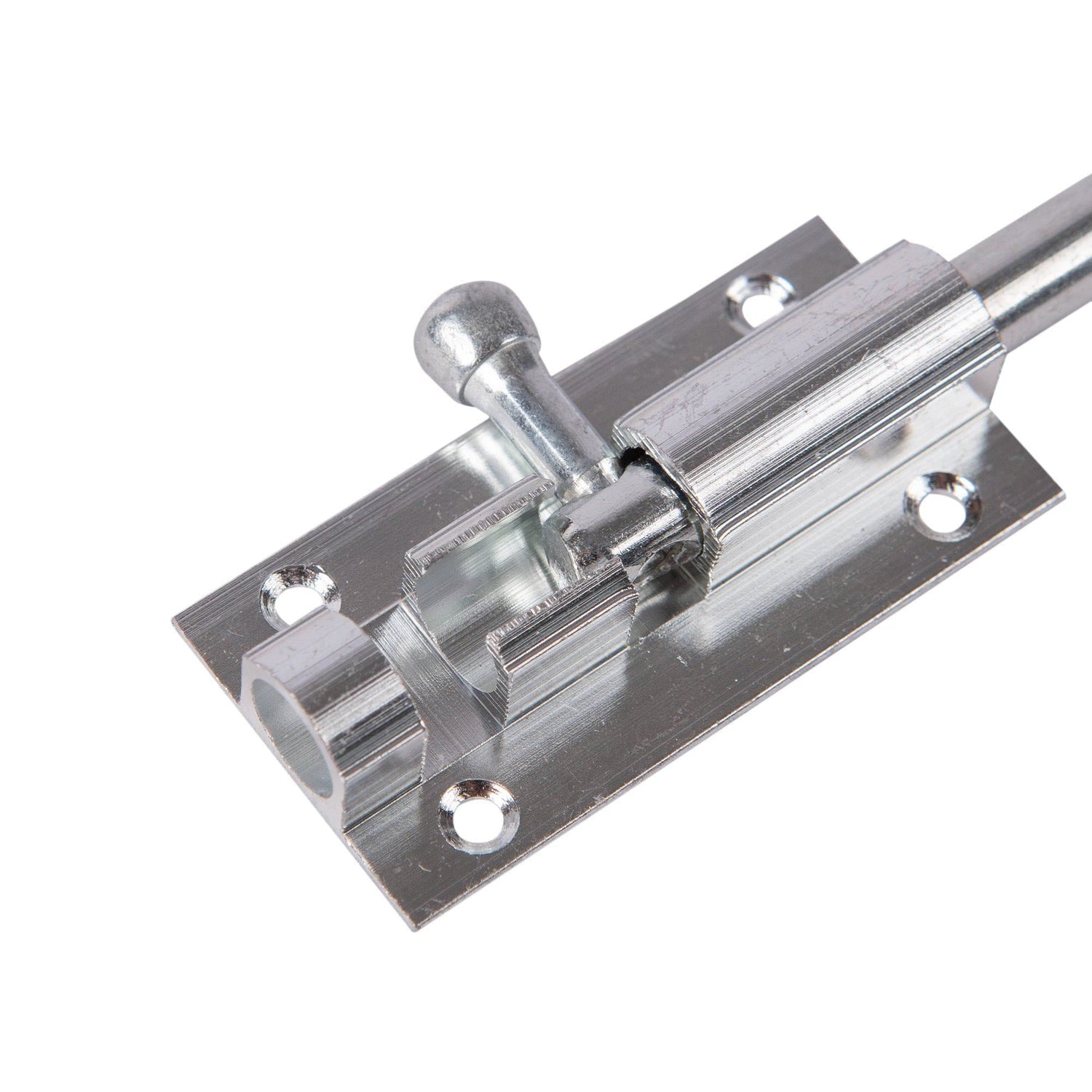 Silver 100mm Aluminium Barrel Bolt