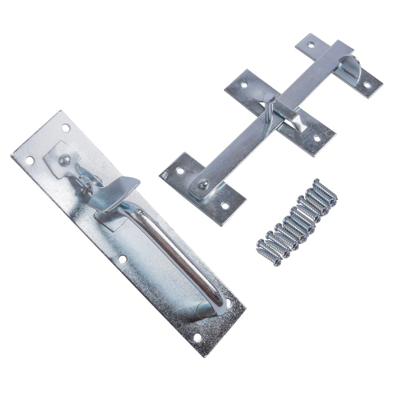 Silver 178mm Steel Suffolk Latch - By Blackspur