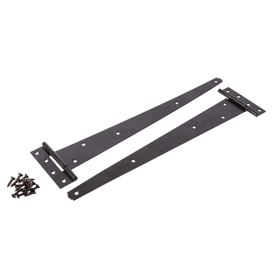 Black 457mm Heavy-Duty T-Hinges - Pack of 2 - By Blackspur
