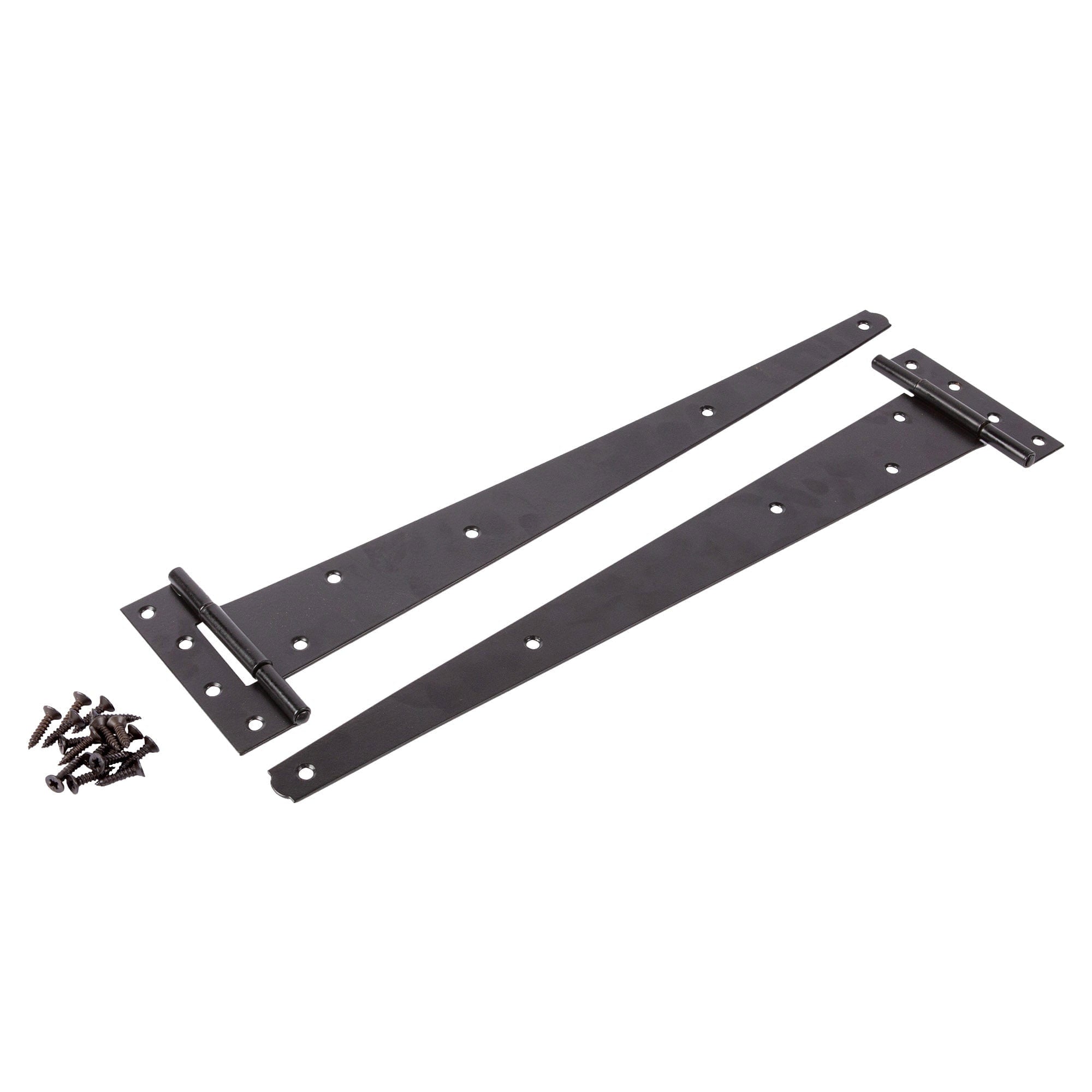 Black 457mm Heavy-Duty T-Hinges - Pack of 2 - By Blackspur