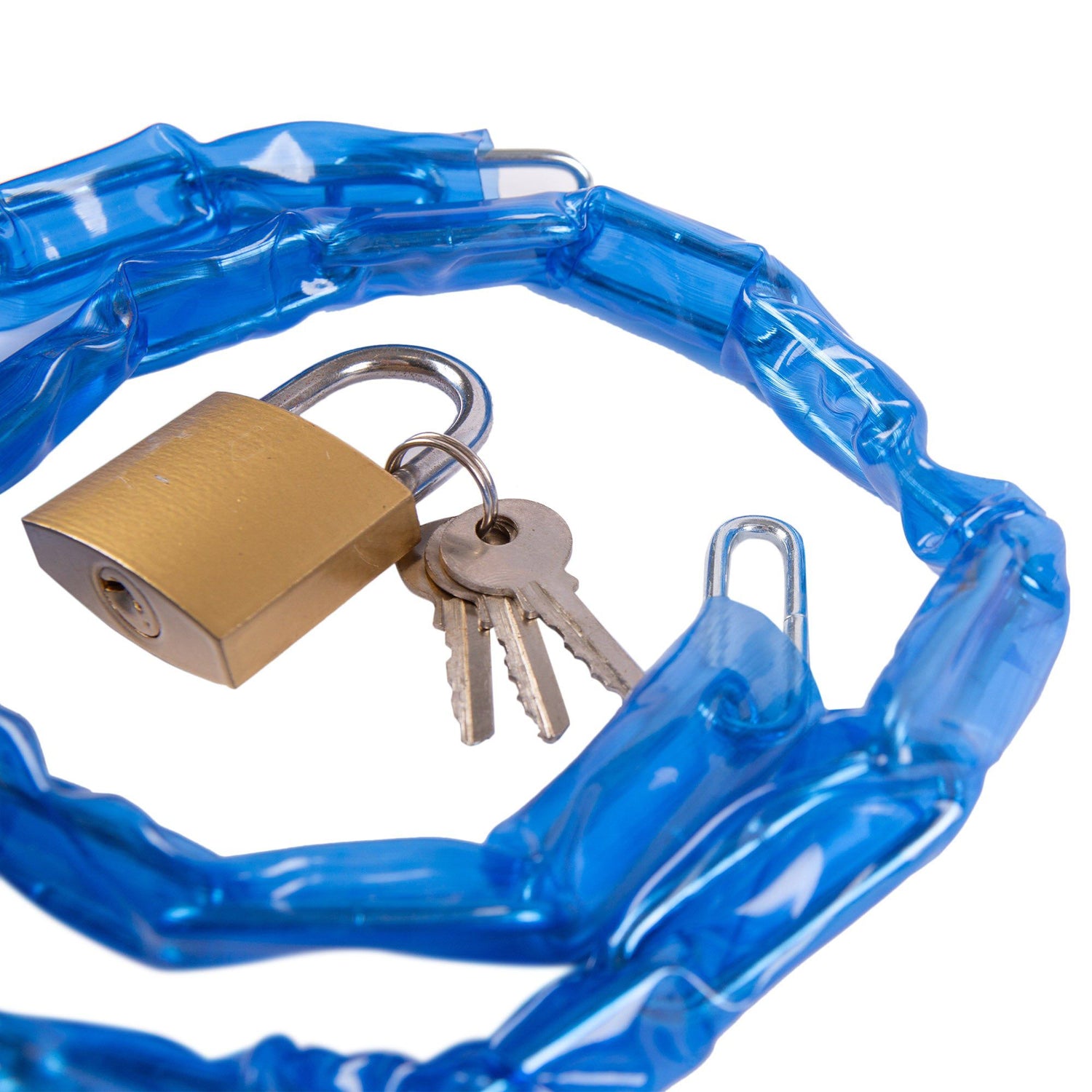 Blue 90cm Chain &amp; Padlock