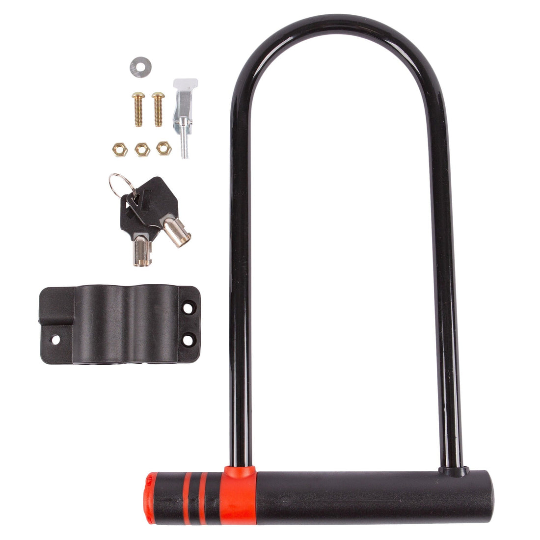 Black 18cm x 31cm Bike U-Lock - By Blackspur