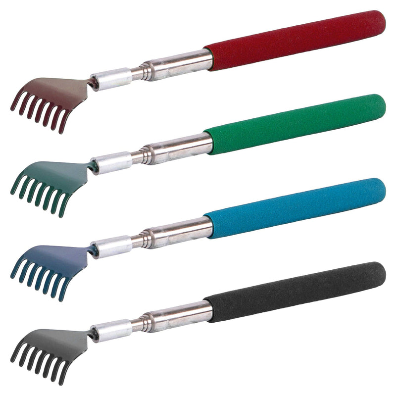 Assorted 20-68cm Stainless Steel Extendable Back Scratcher - By Ashley