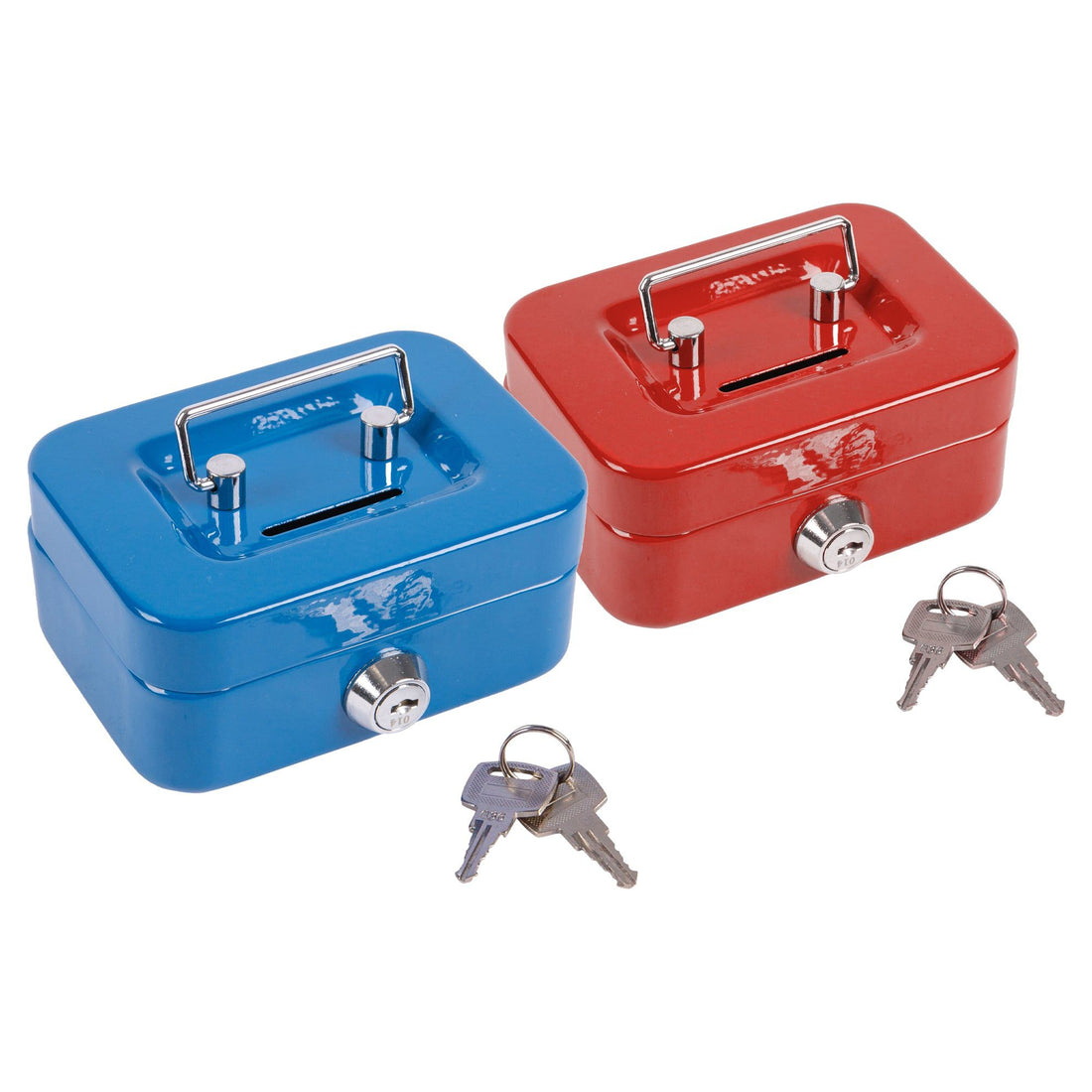 Assorted 11.5cm Metal Cash Box - By Ashley