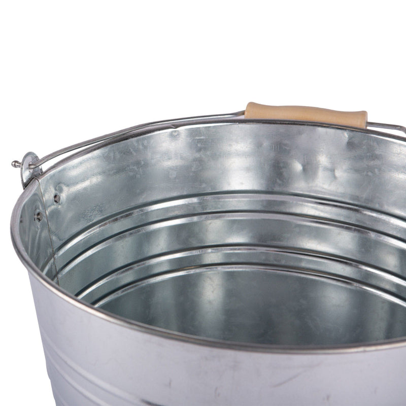 12L Galvanised Steel Bucket - By Blackspur