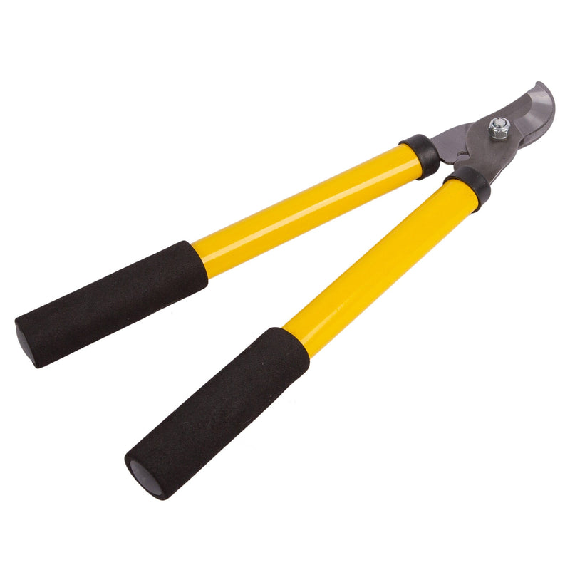 Yellow 38cm Carbon Steel Secateurs - By Green Blade