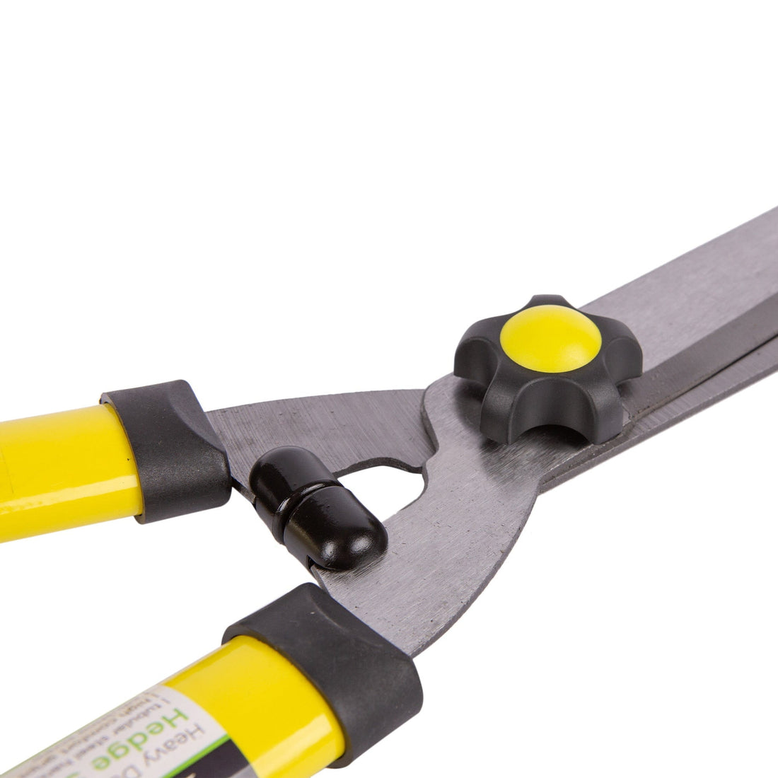 Yellow Steel Heavy-Duty Hedge Shears