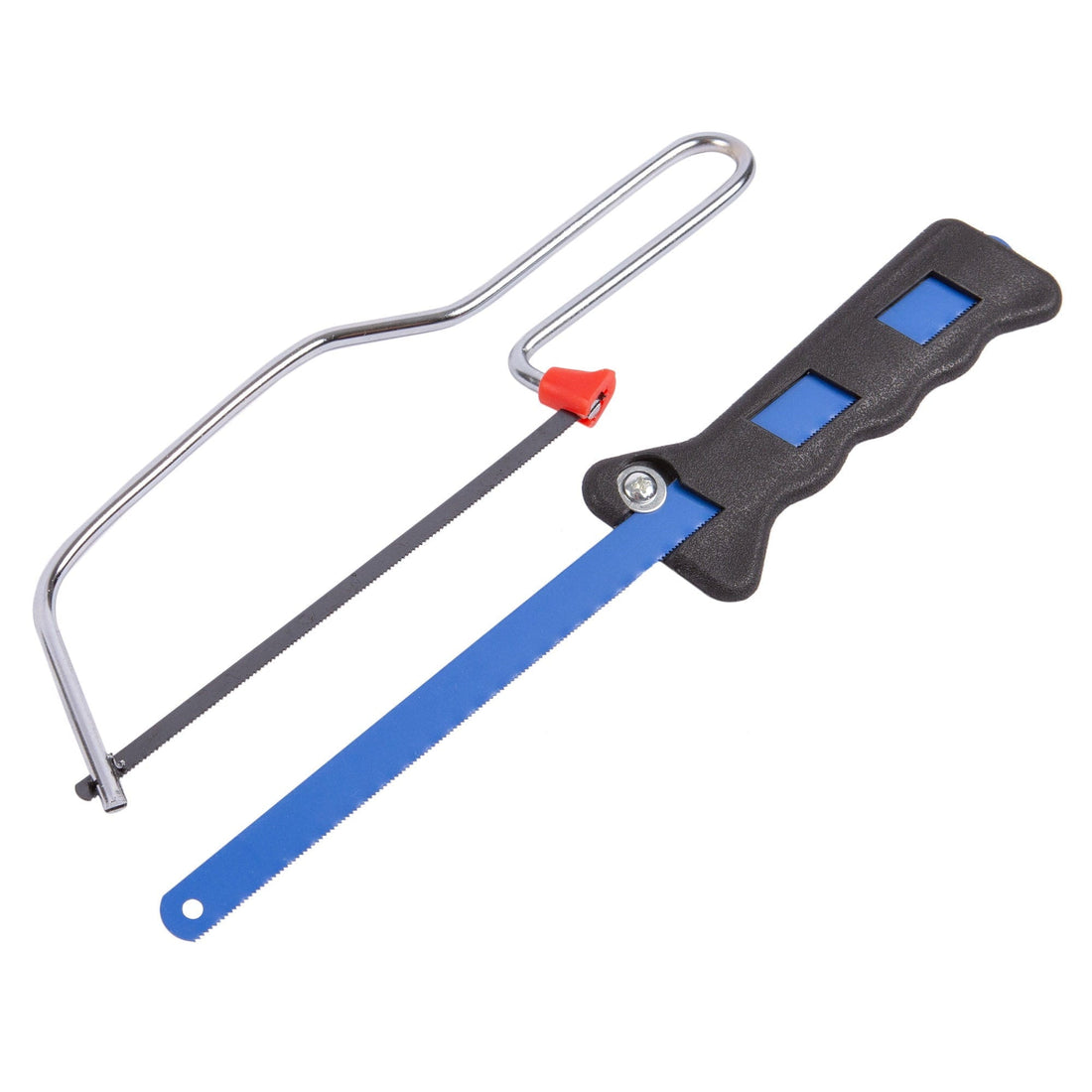 2pc Blue Mini &amp; Junior Hacksaw Set - By Blackspur