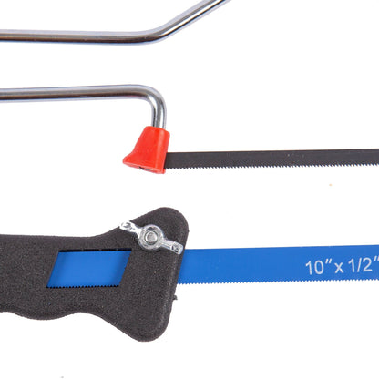 2pc Blue Mini &amp; Junior Hacksaw Set