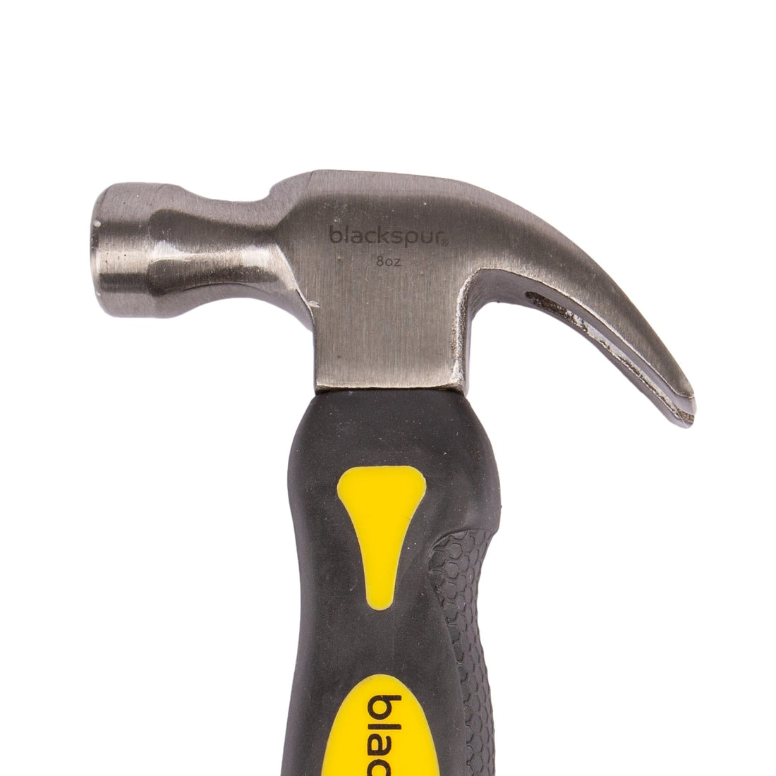 Yellow Magnetic 8oz Forged Steel Stubby Claw Hammer