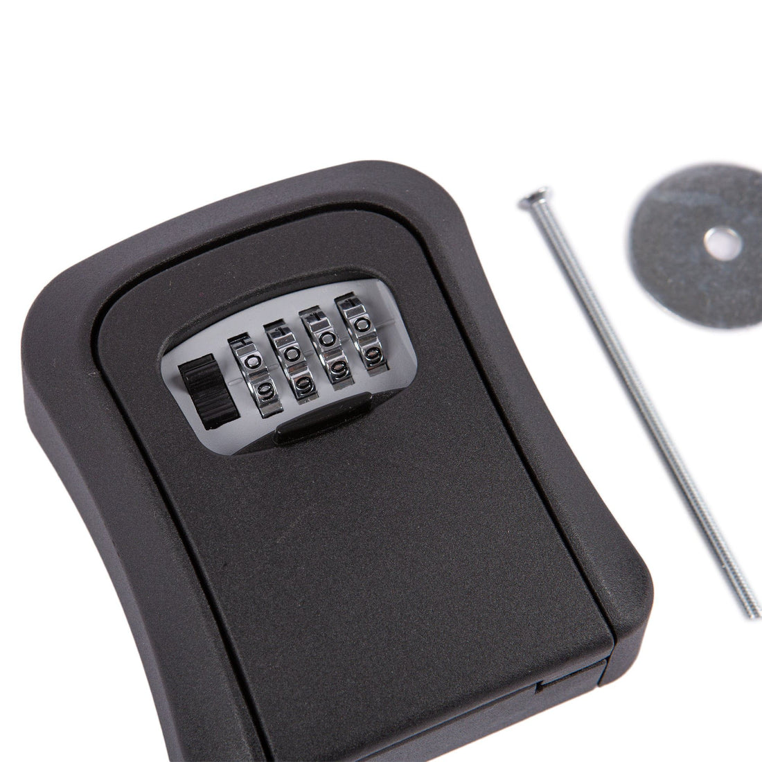 Black Wall-Mounted Combination Key Safe