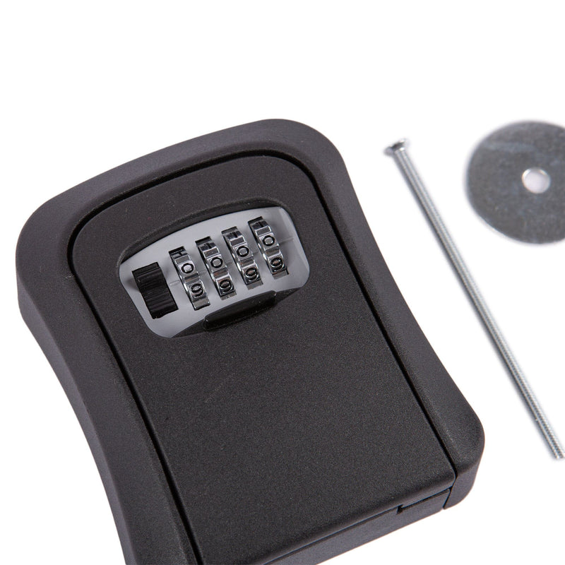 Black Wall-Mounted Combination Key Safe - By Pro User