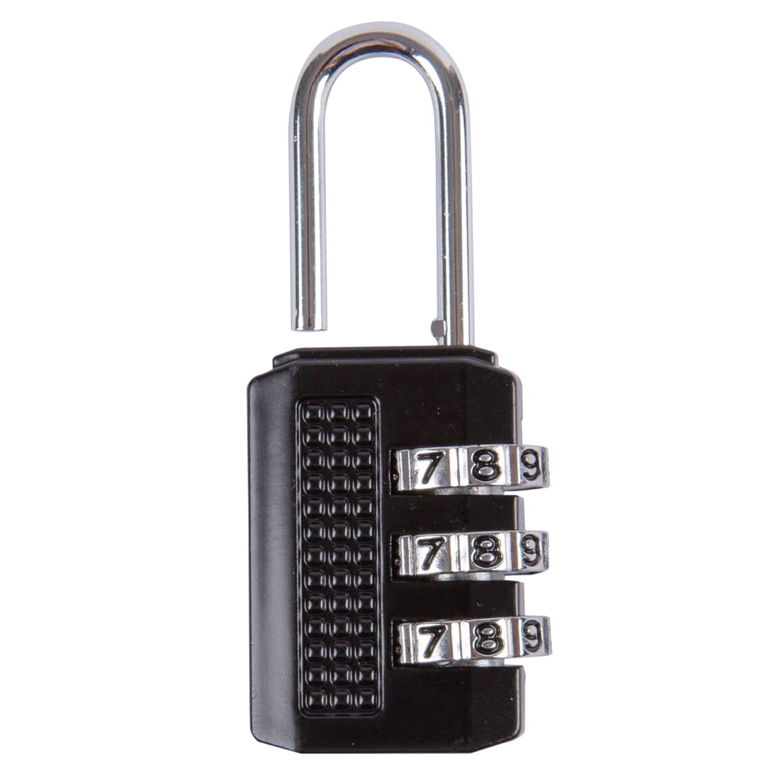 Black 3-Digit Zinc Alloy Combination Padlock - By Blackspur