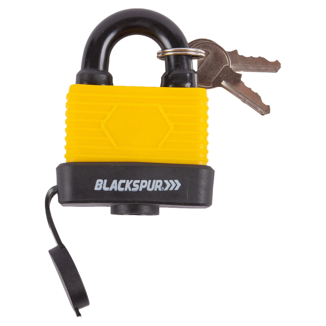 Yellow 5cm Laminated Steel Weatherproof Padlock - By Blackspur