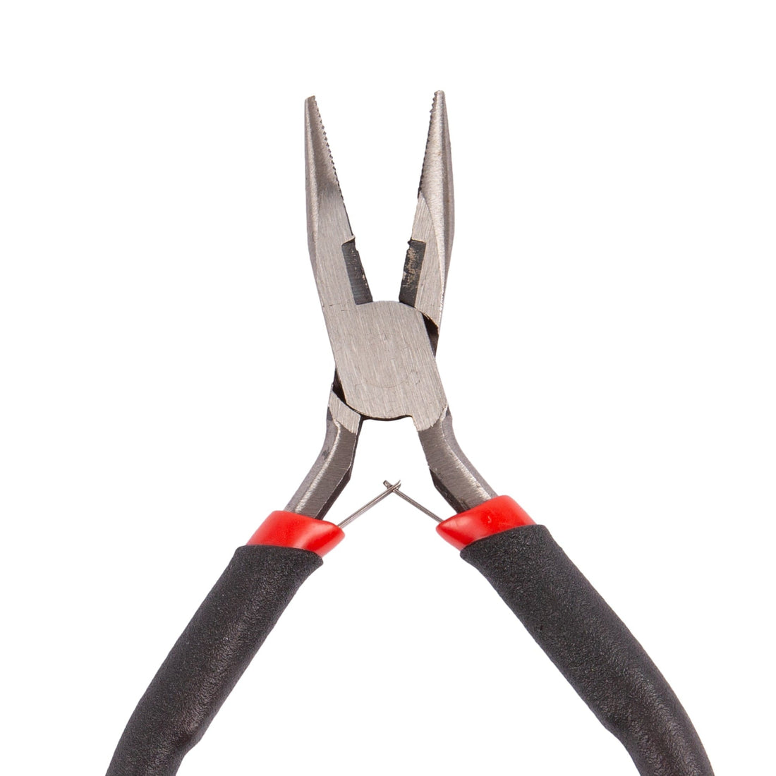 Black Mini 12cm Carbon Steel Long Nose Pliers